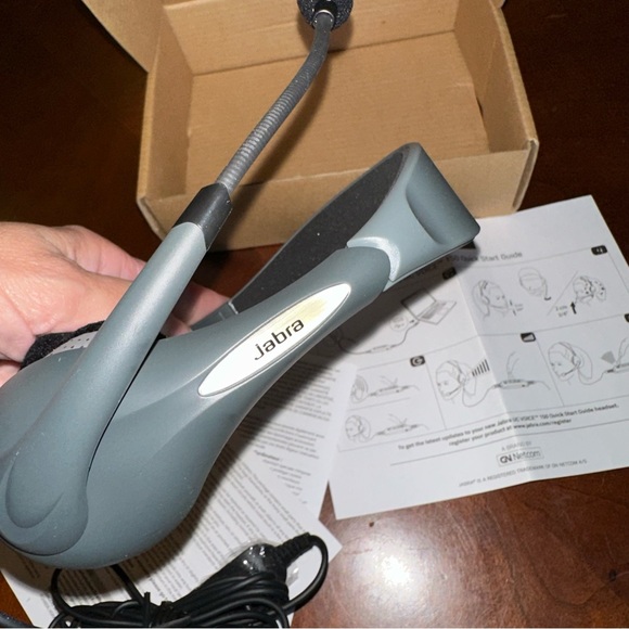 New Never Used Jabra UC Voice 150 Duo Corded Headband Headset Hands Free - Picture 6 of 14